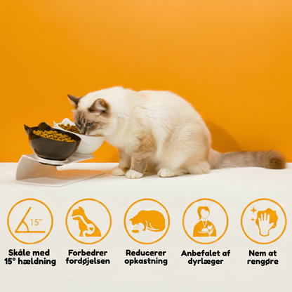 Anti-gylp skål til katte