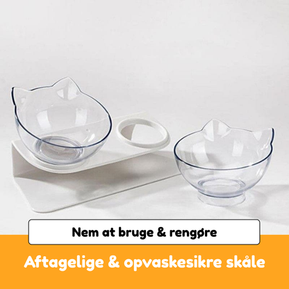 Anti-gylp skål til katte