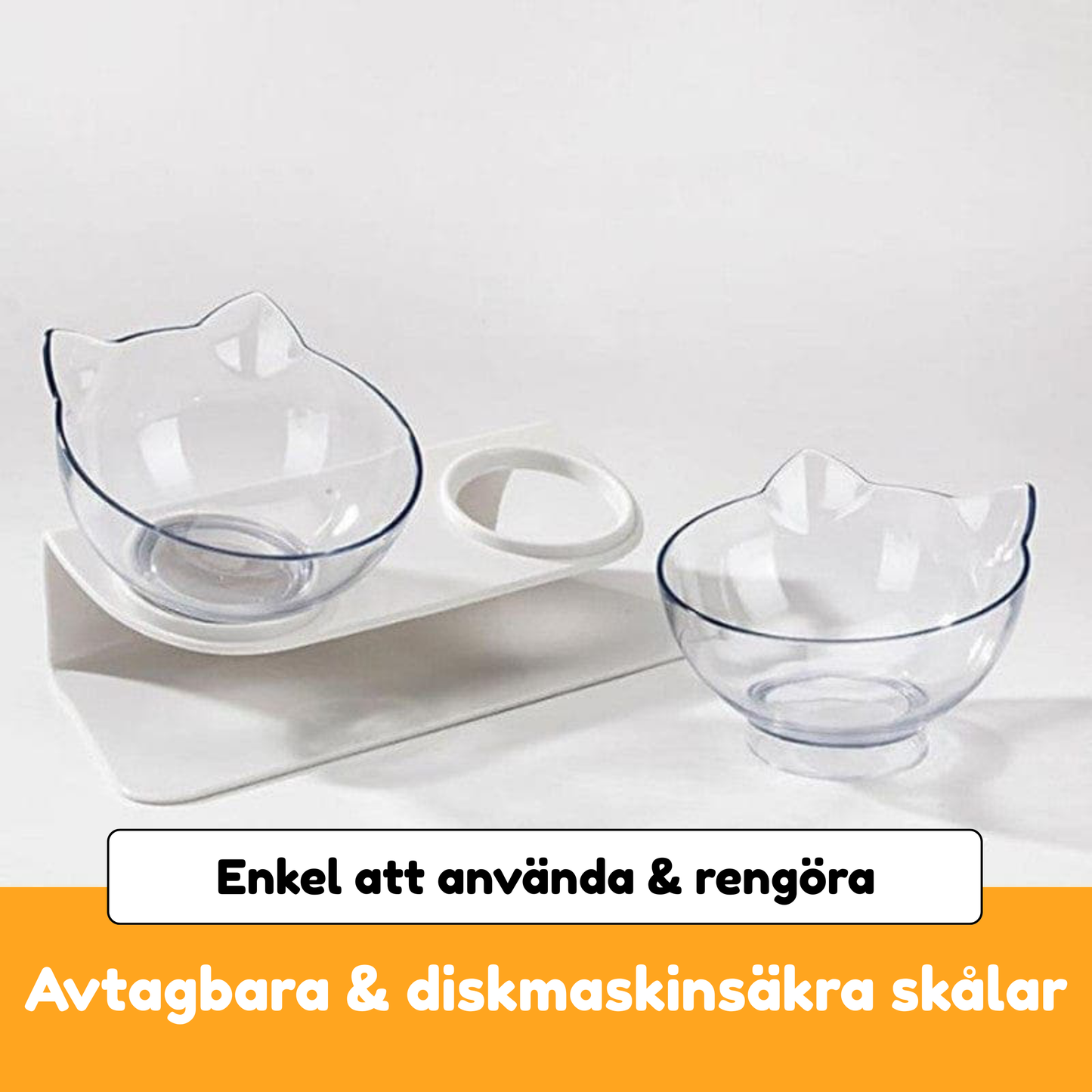 Anti-kräk skål för katter