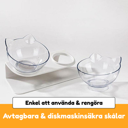 Anti-kräk skål för katter